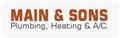 Main & Sons Plumbing, Heating & A/C logo