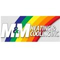 M&M Heating & Cooling logo